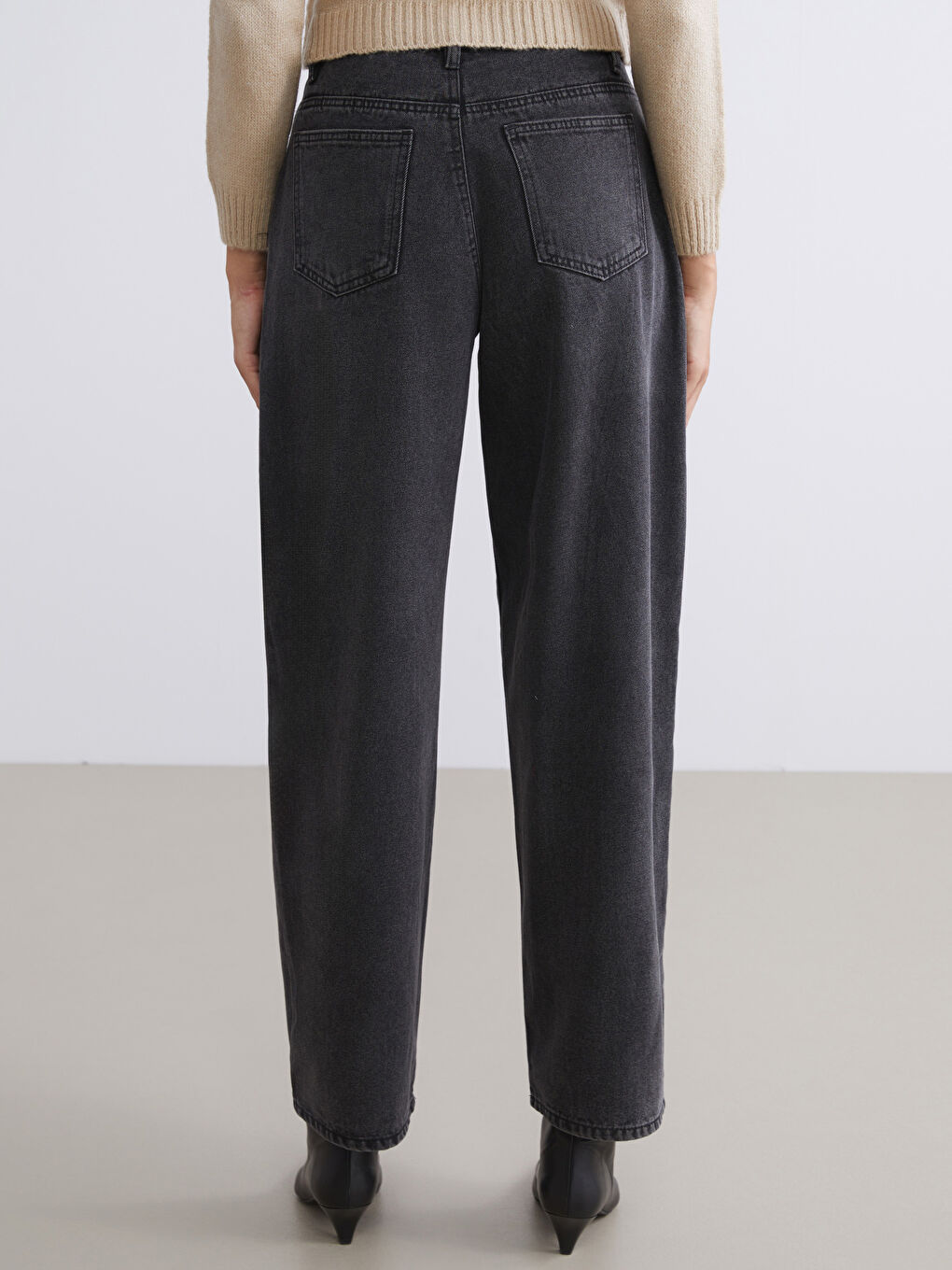 LCW Jeans Barrel Fit Women's Jeans -W59774Z8-GRD