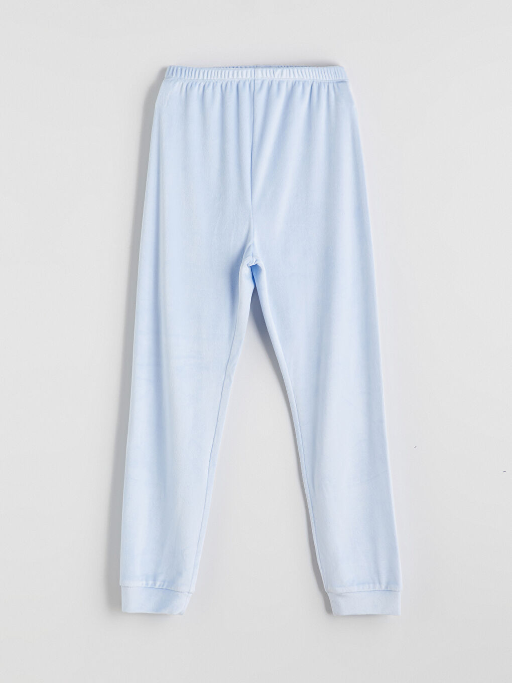 Lila Beli Lastikli Kız Çocuk Pijama Altı