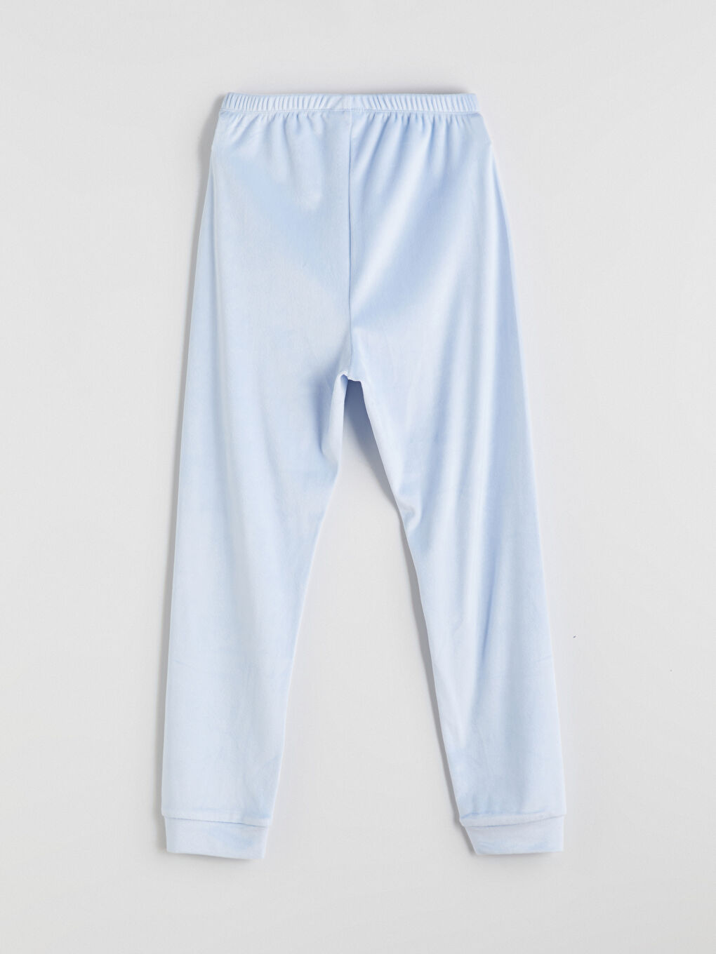 Lila Beli Lastikli Kız Çocuk Pijama Altı-1