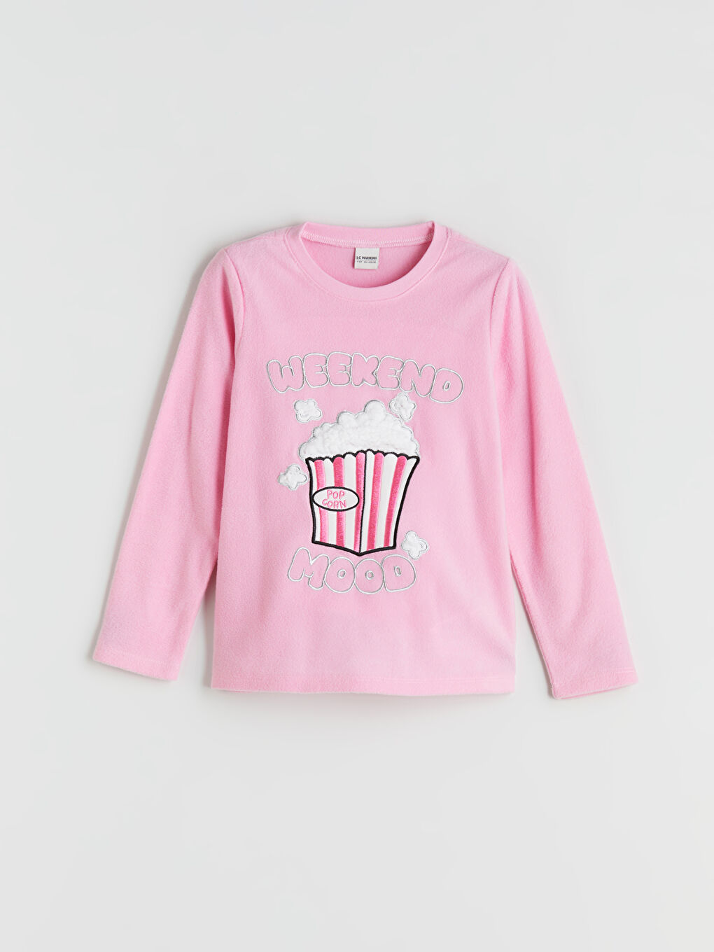 Crew Neck Polar Girls' Pyjama Set-1