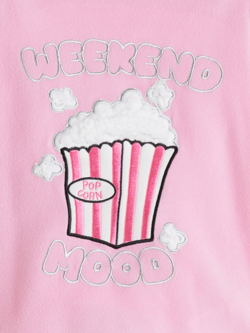 Crew Neck Polar Girls' Pyjama Set-2