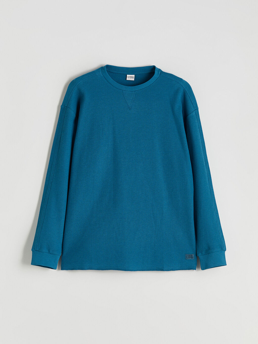 Crew Neck Textured Boys' T-Shirt