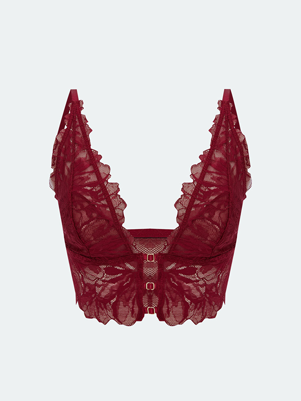 Non-Wired Non Padded Lace Fantasy Bralette-2