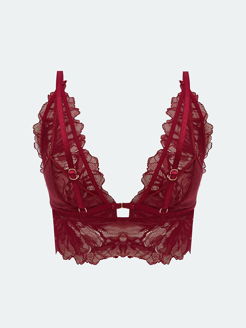 Non-Wired Non Padded Lace Fantasy Bralette-3