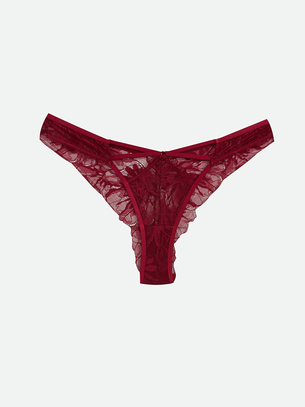 Lace Fancy Brazilian Knickers-3