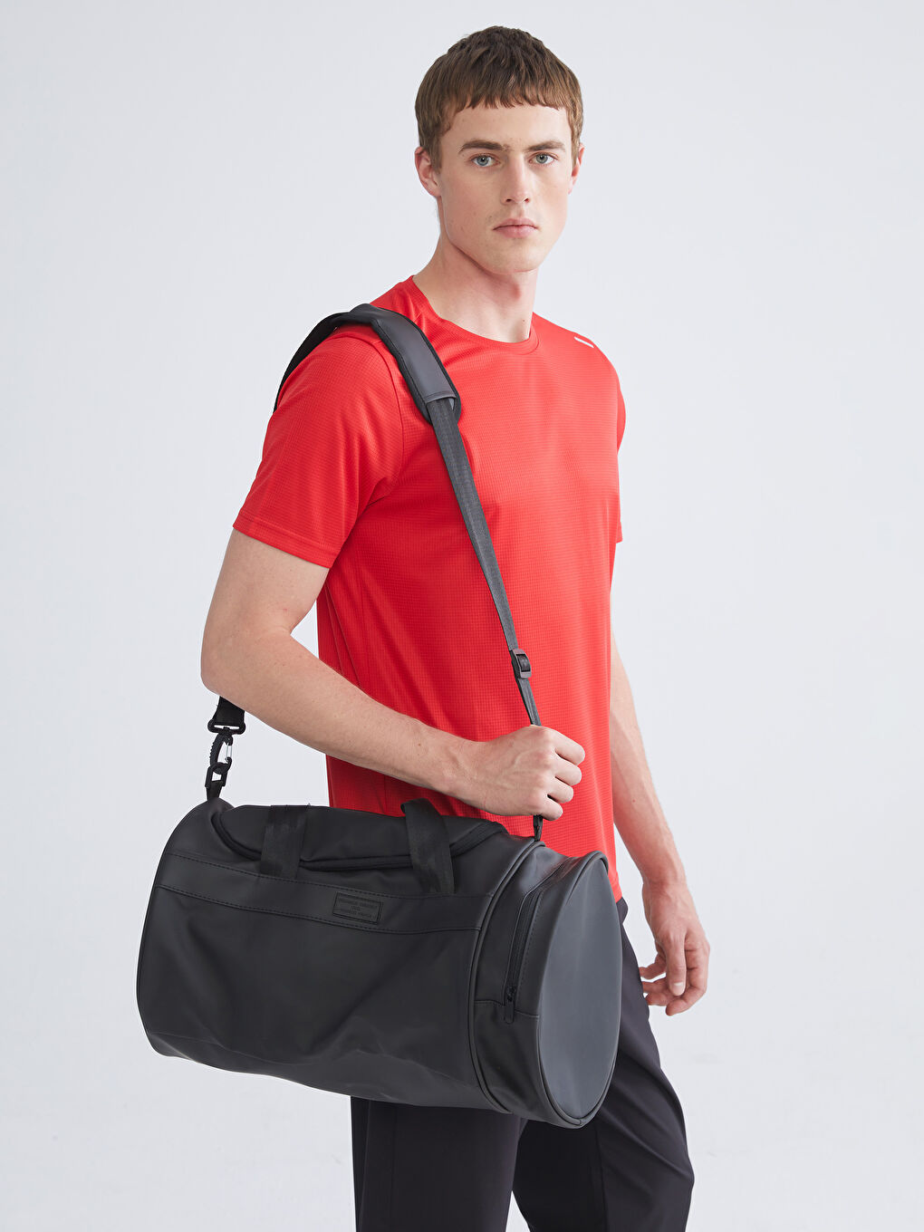 LCW ACCESSORIES Faux Leather Men's Travel Bag -W59851Z8-HUC