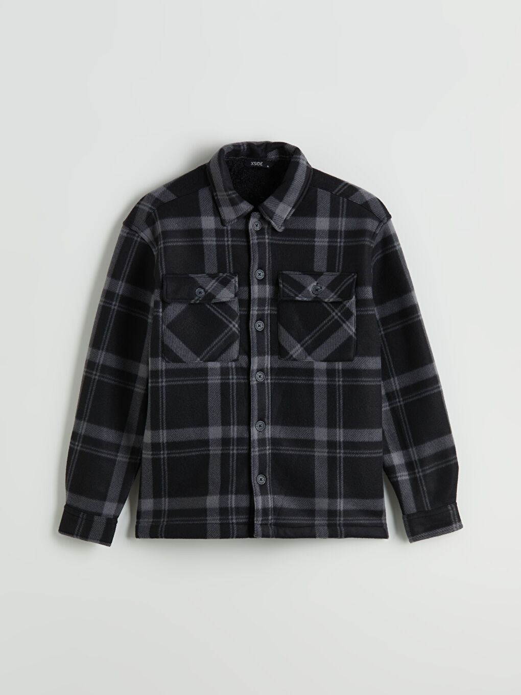 Comfortable Fit Long Sleeve Plaid Men's Shirt Jacket-4
