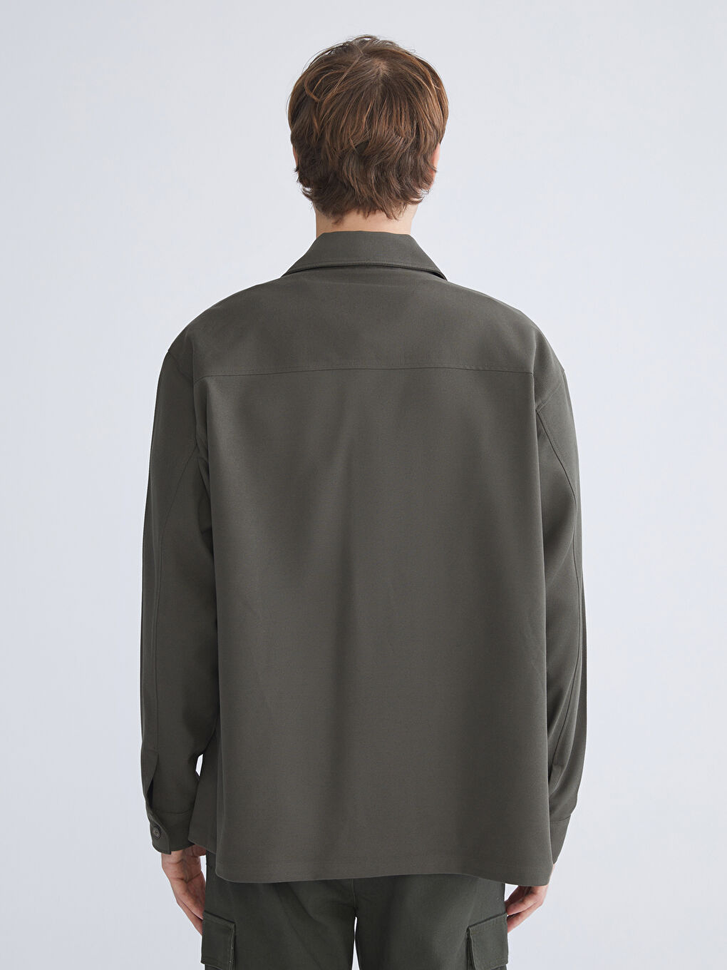 Man KHAKI Shirt Jacket-7