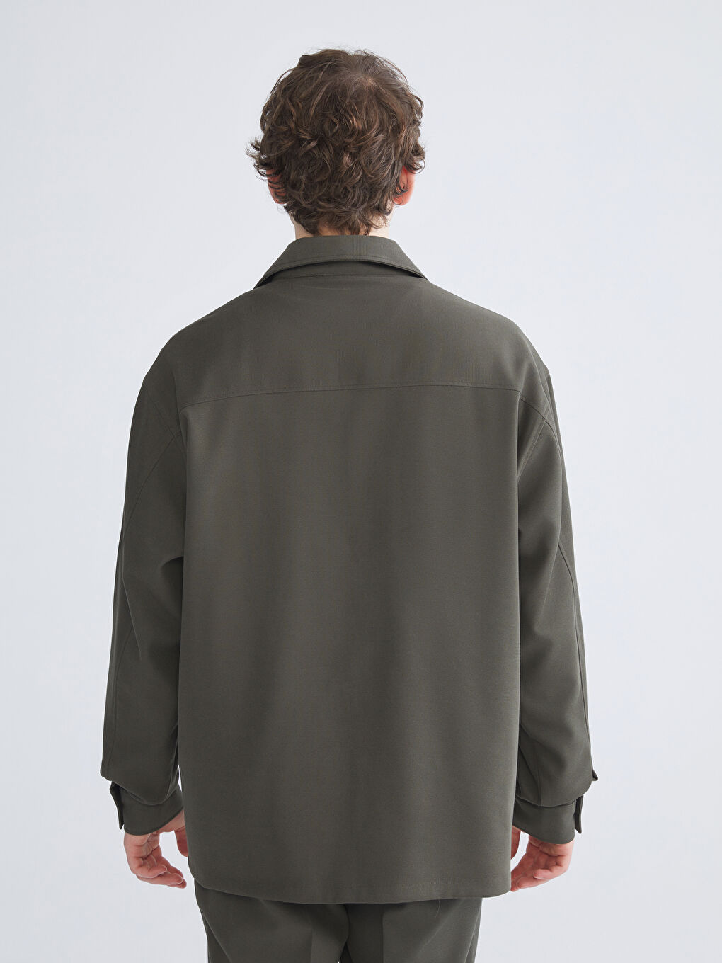 Man KHAKI Shirt Jacket-6