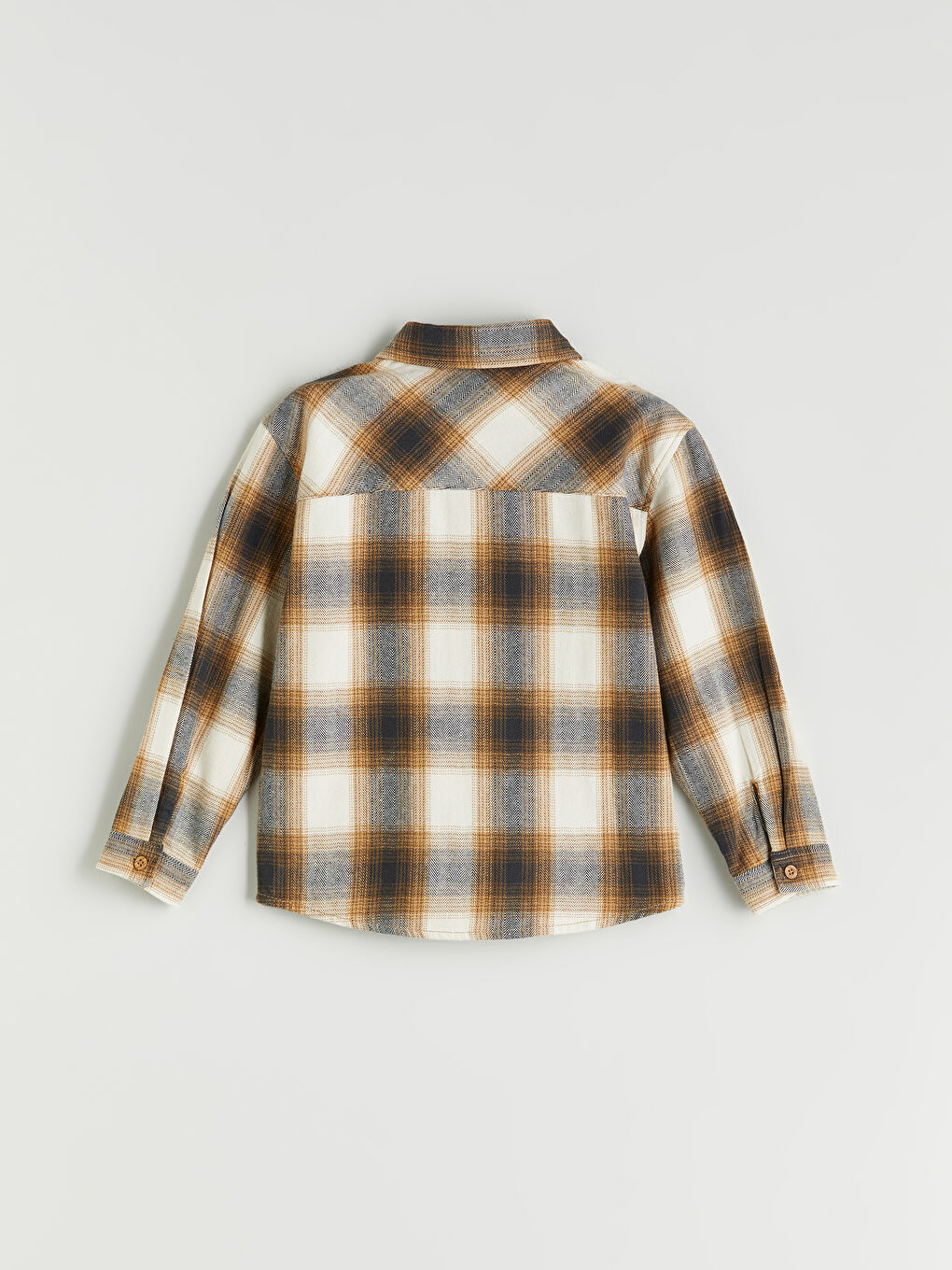 Plaid Boys' Flannel Shirt-1