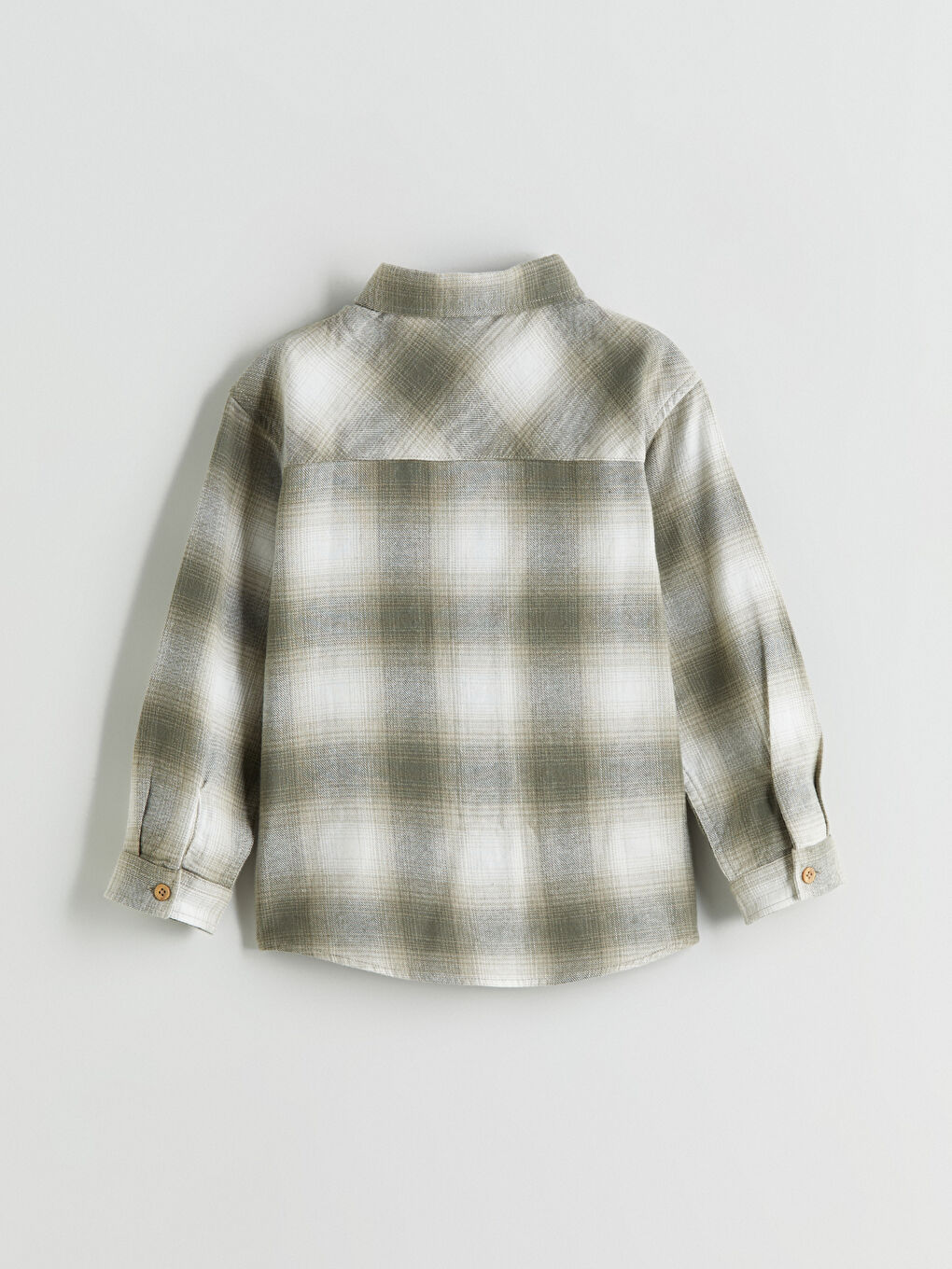 Long Sleeve Plaid Boys' Shirt-2