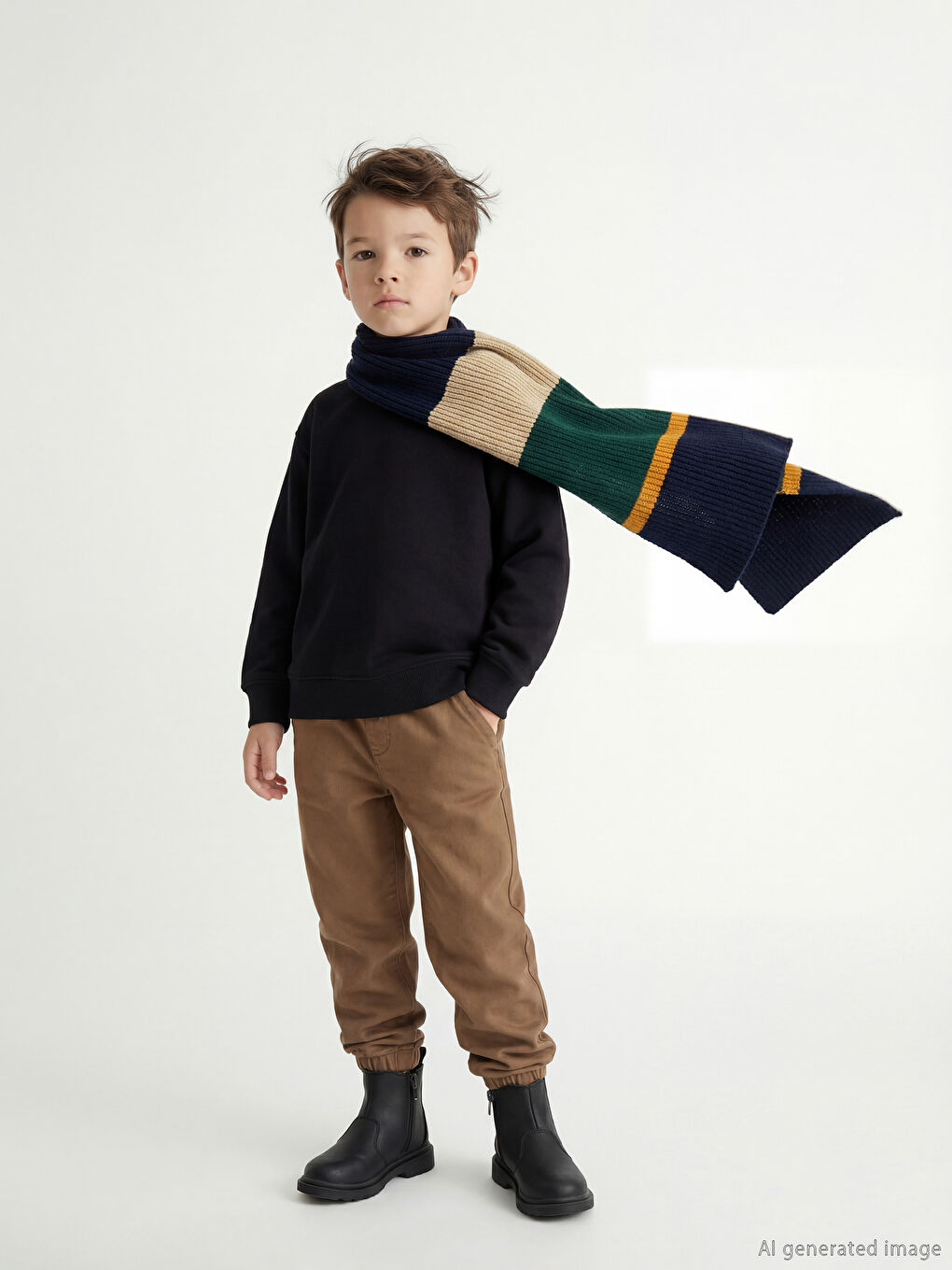 Elasticated Waist Boys' Jogger Trousers