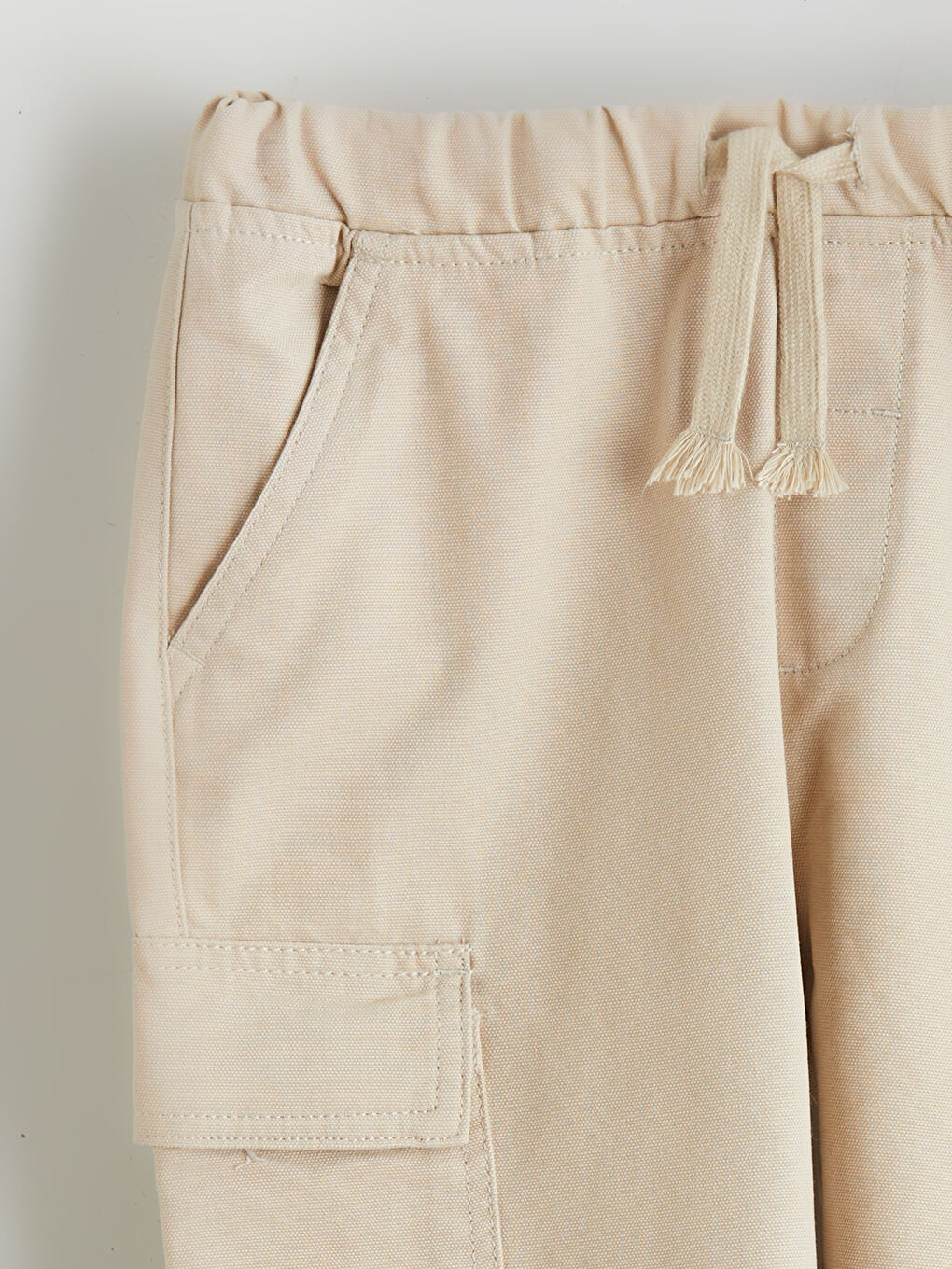 Boy BEIGE Cargo Trousers-1