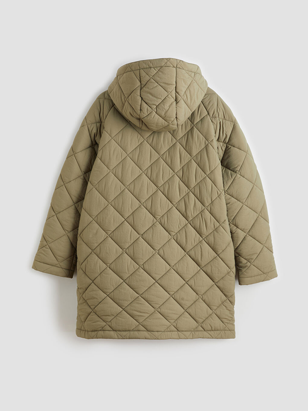 Hooded Quilted Oversize Women's Puffer Coat-6