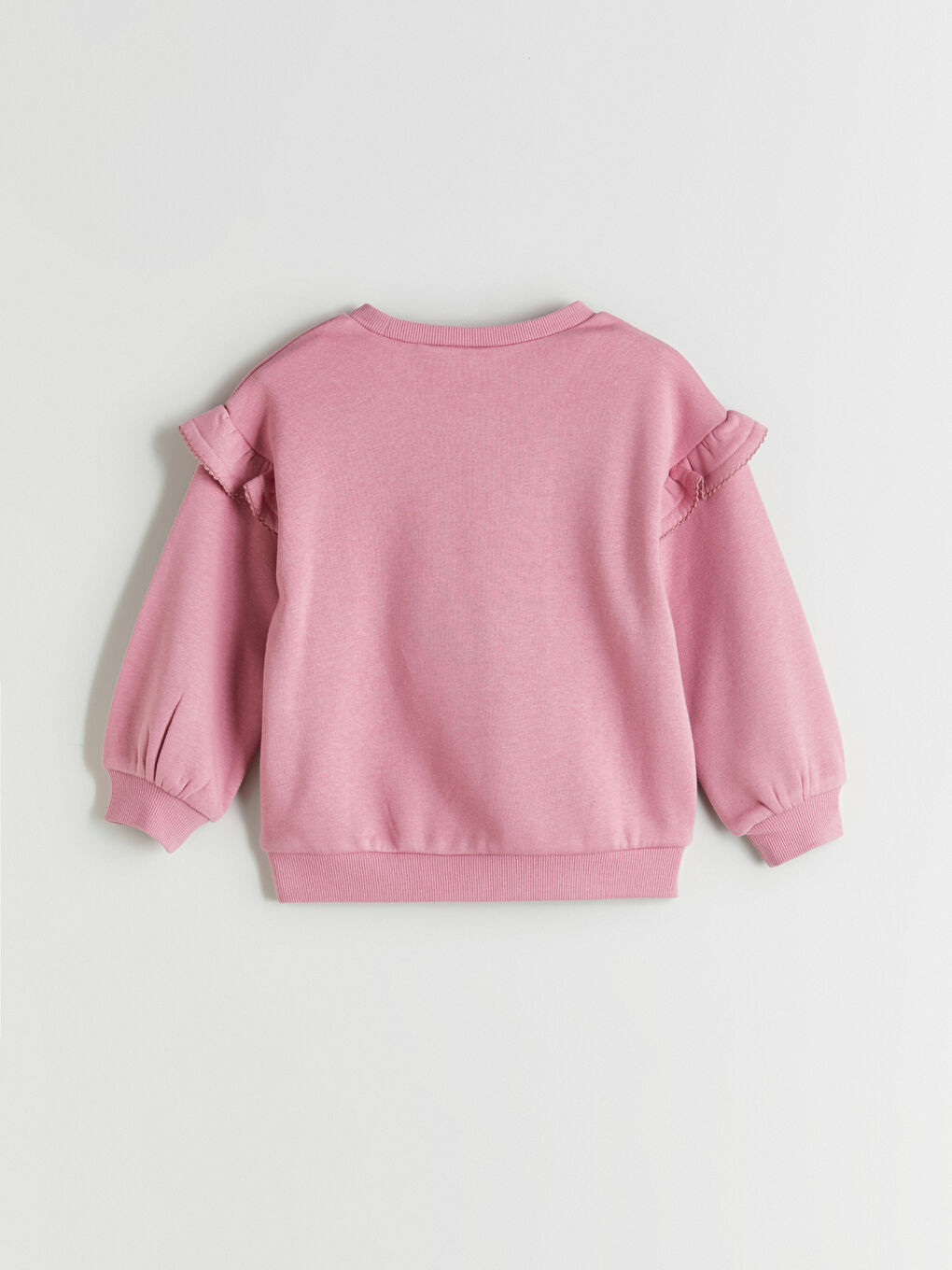 LCW Kids سویتشێرت یه‌خه‌ خڕ ئه‌ستوور چاپکراو بۆ کچان -W59921Z1-GDR