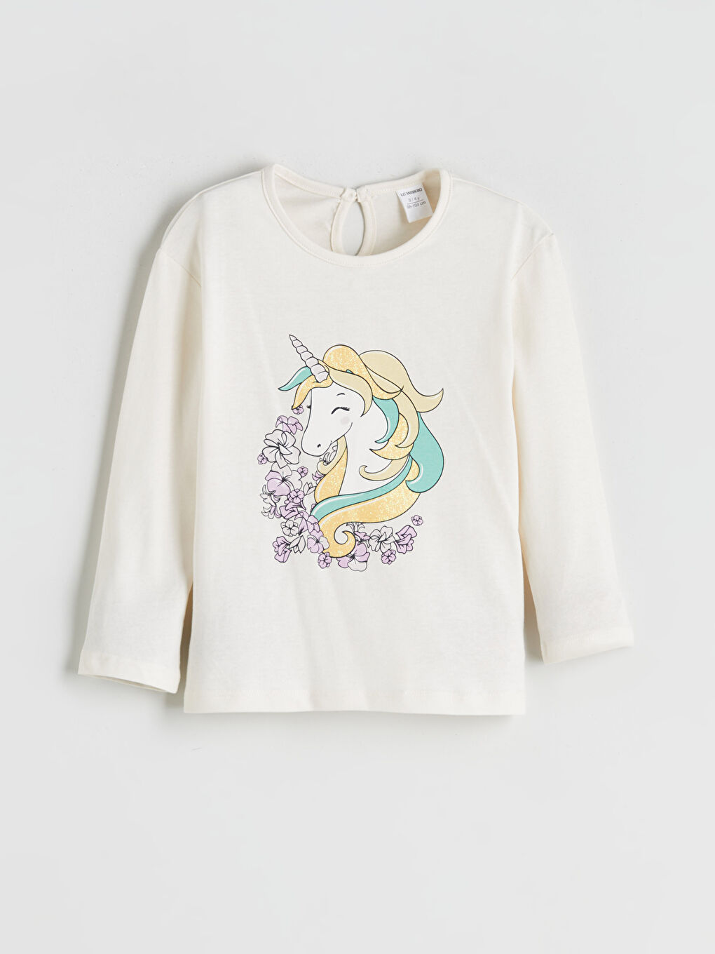 LCW Kids Момиче Екрю Блуза -W59926Z1-FRC