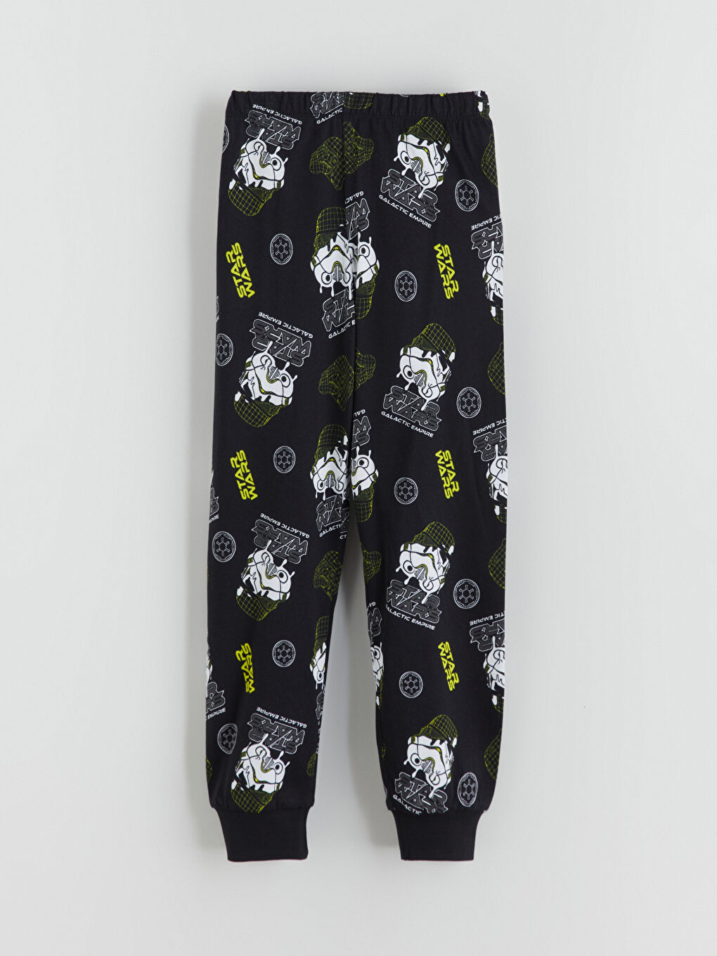 Crew Neck Star Wars Printed Boys' Pyjama Set-6