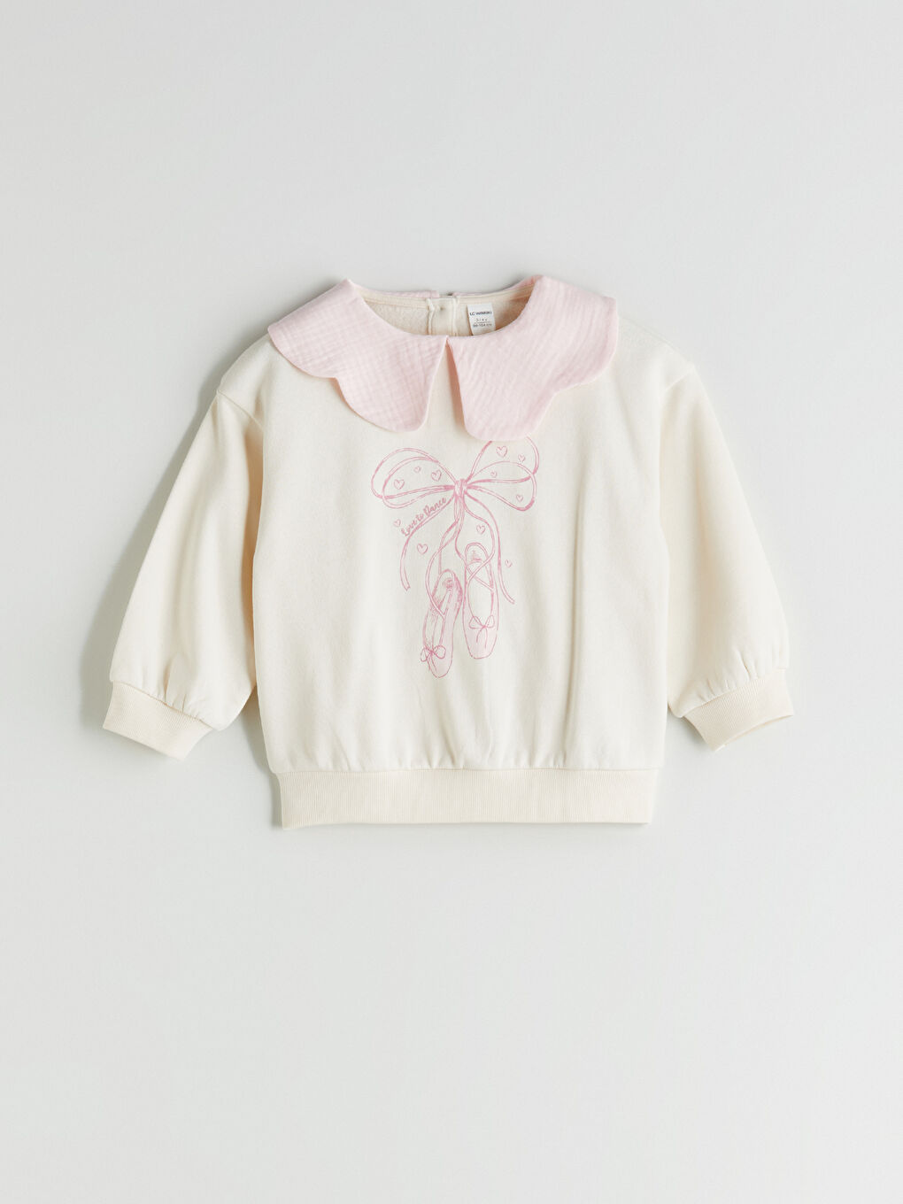 LCW Kids كنزة رياضية بيج فاتح / ايكرو فتاة -W59943Z1-FRC