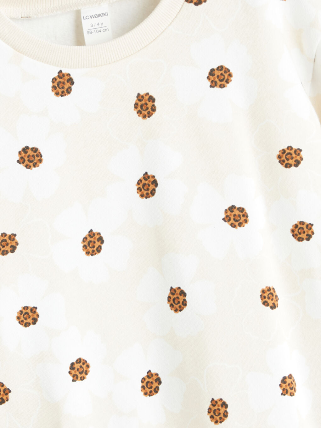 LCW Kids Crew Neck Girls' Sweatshirt -W59945Z1-LQA