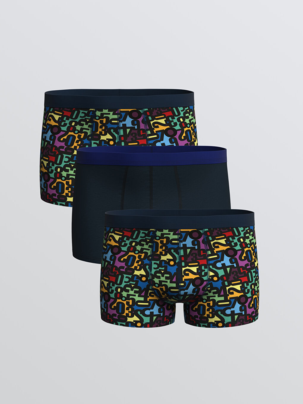 LC WAIKIKI Standard Fit Cotton Stretch Men's Boxer 3-pack -W59964Z8-LSJ