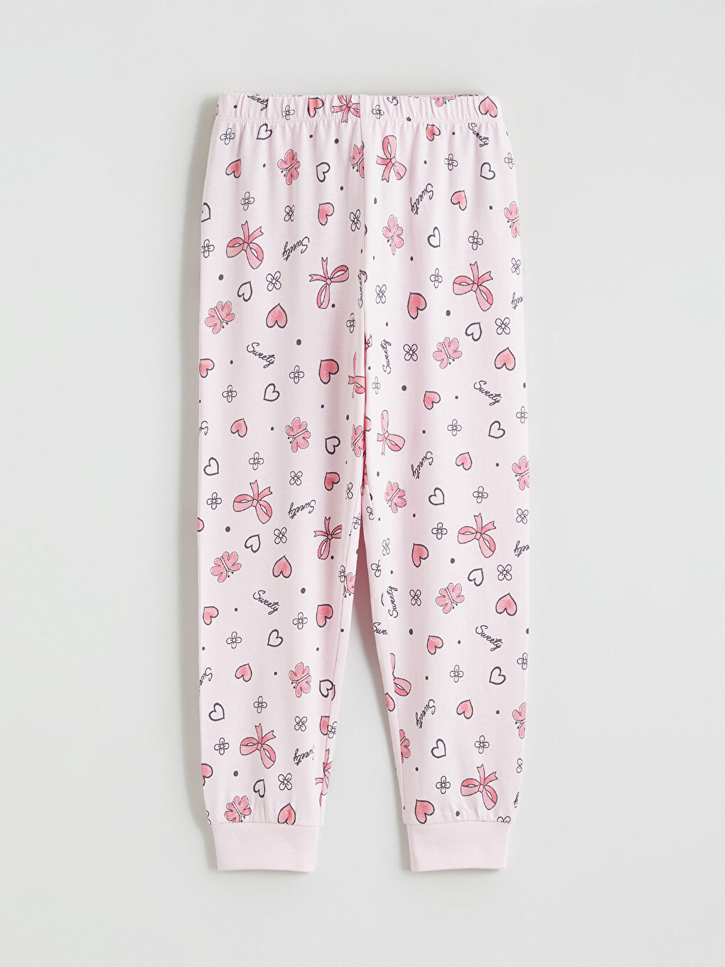 سێتی بیجامەی چاپکراوی بۆ کچان یەخە خڕ-4