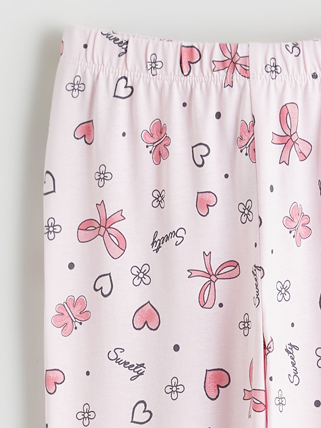 سێتی بیجامەی چاپکراوی بۆ کچان یەخە خڕ-5