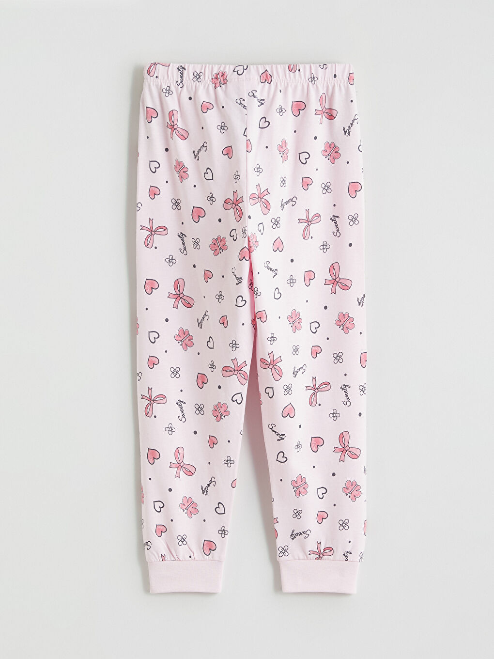 سێتی بیجامەی چاپکراوی بۆ کچان یەخە خڕ-6