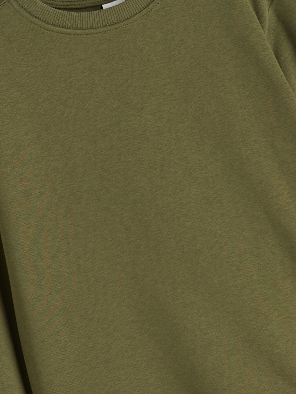 Yeşil Bisiklet Yaka Erkek Çocuk Sweatshirt-2