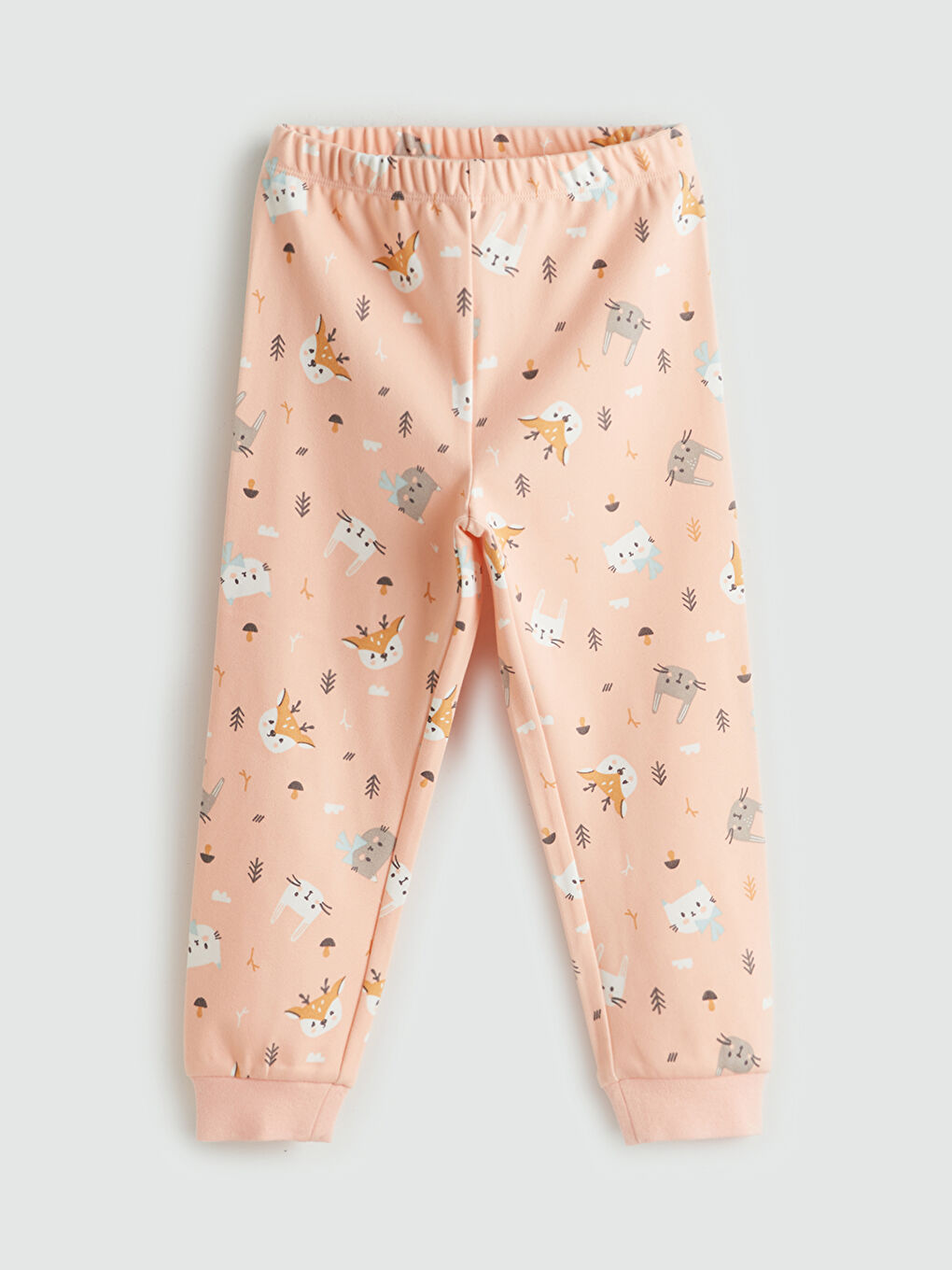 Crew Neck Girls' Pyjama Set-2