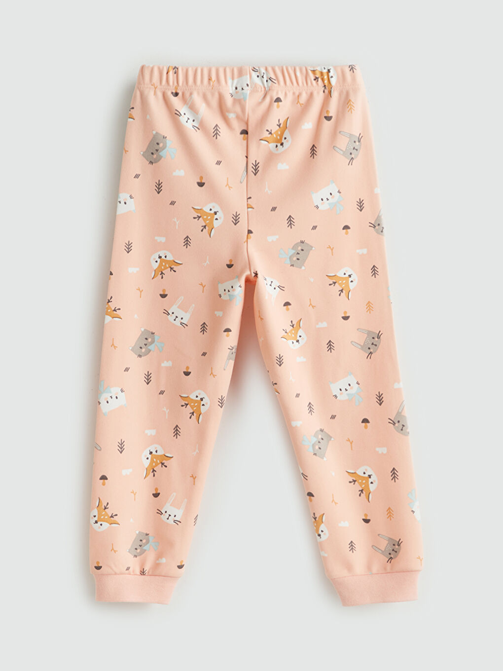 Crew Neck Girls' Pyjama Set-4