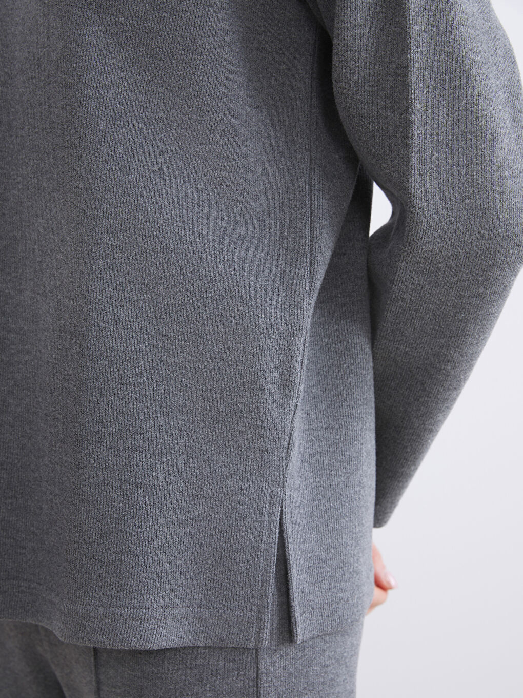 Rundhalsausschnitt Damen-Sweatshirt-2