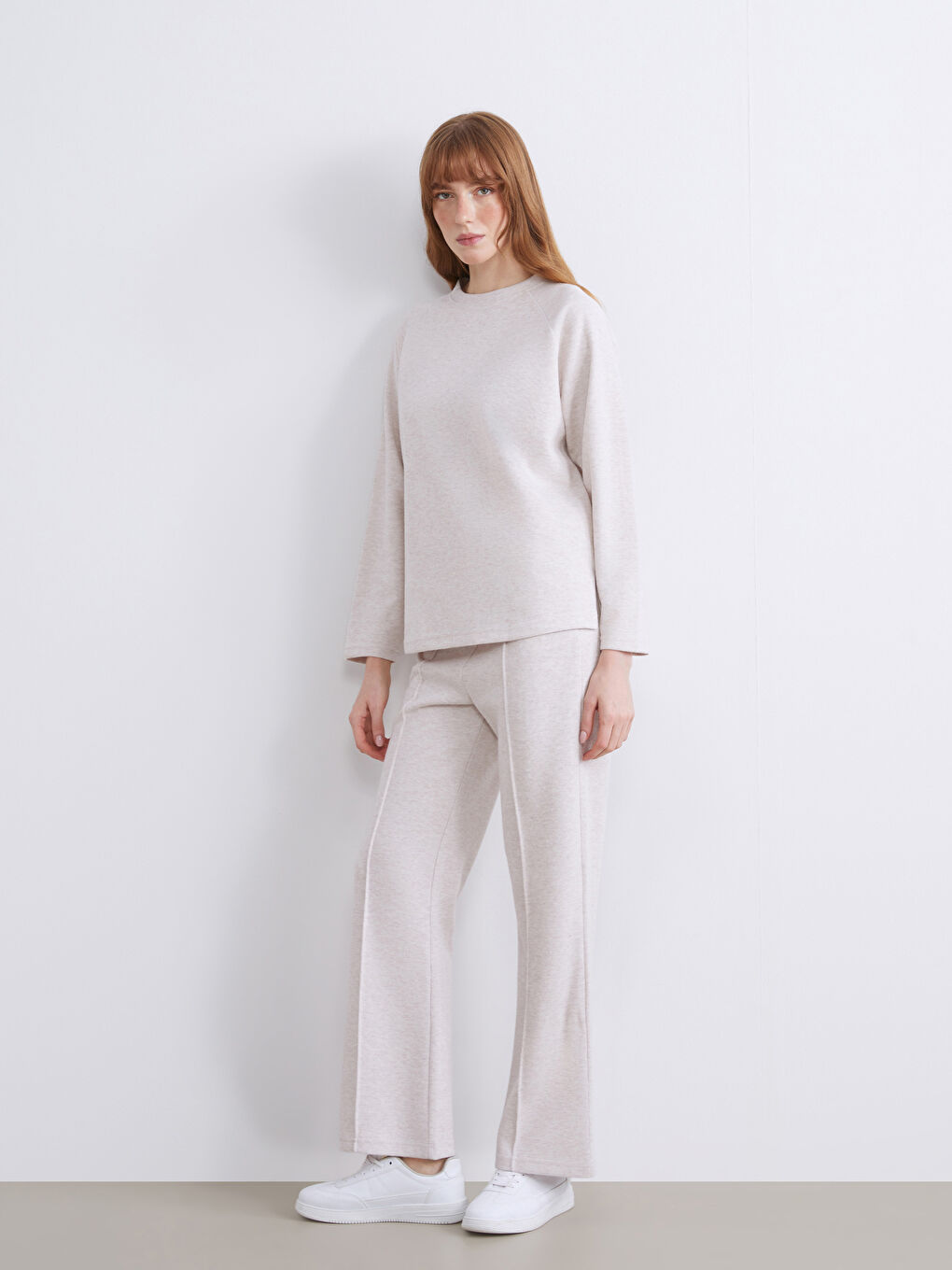 Elasticated Waist Wide Leg Women's Sweatpants