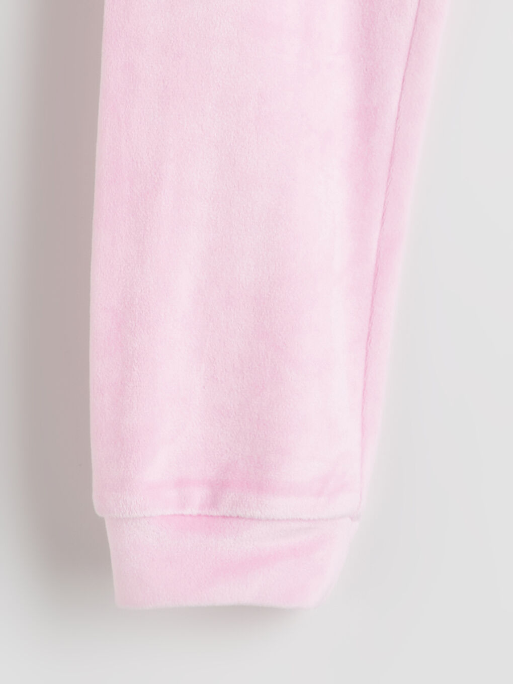 Pembe Beli Lastikli Kız Çocuk Eşofman Altı-2