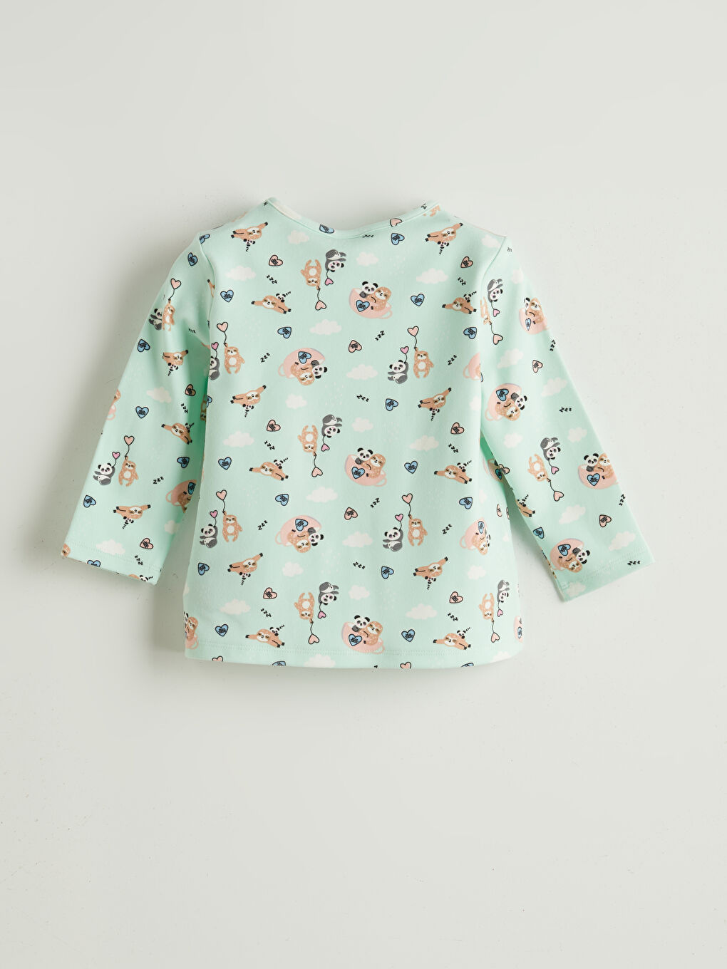 Crew Neck Girls' Pyjama Set-2