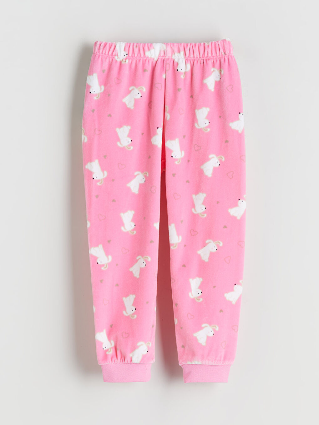 Crew Neck Printed Girls' Pyjama Set-4