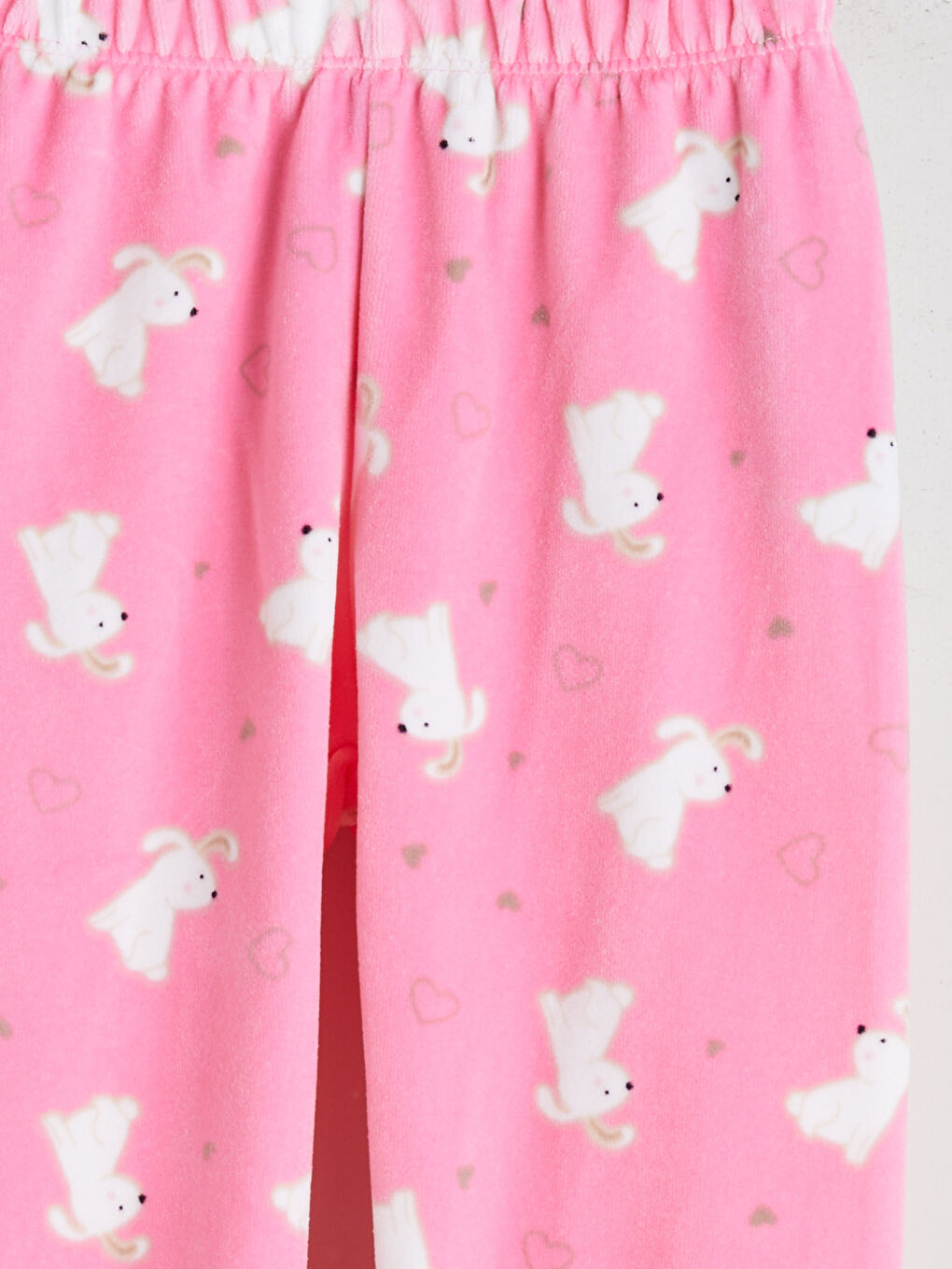 Crew Neck Printed Girls' Pyjama Set-7