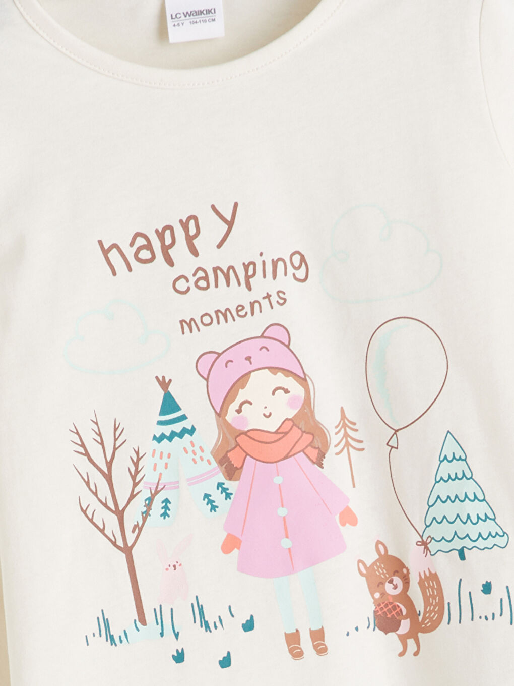 LCW Kids سێتی بیجامەی یه‌خه‌ خڕ بۆ کچان -W5AA41Z1-FDL