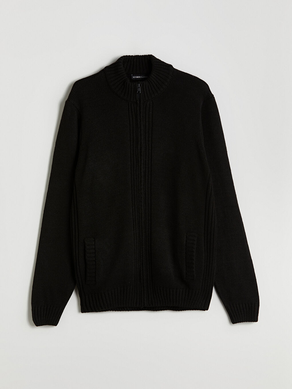 LCWAIKIKI Classic Regular Fit Funnel Neck Men's Knit Cardigan -W5AA60Z8-CVL
