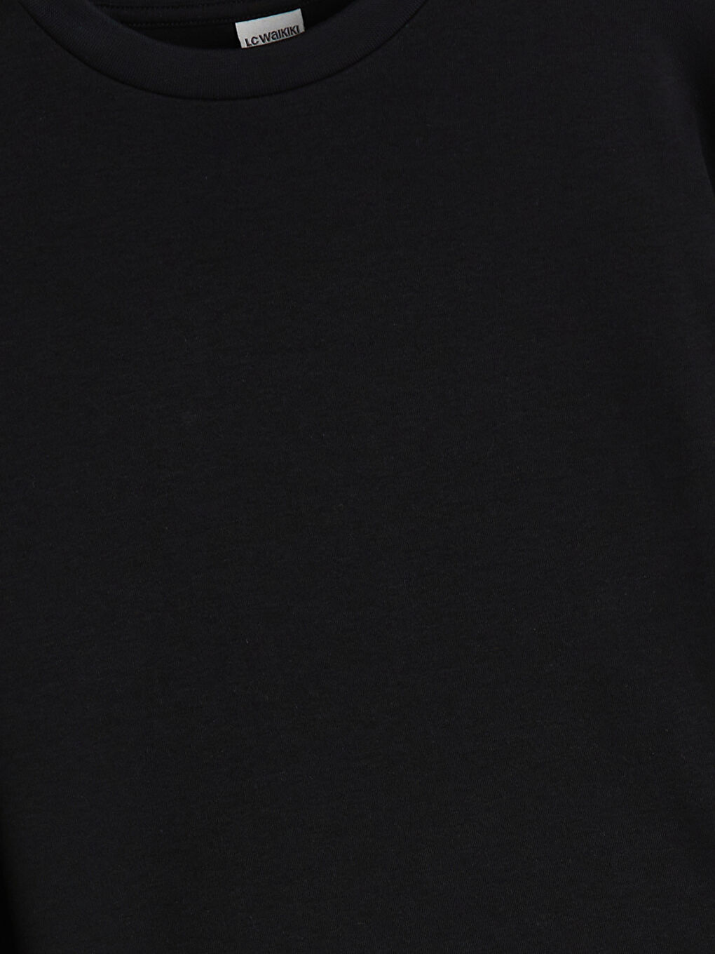 Crew Neck Basic Boys' T-Shirt-1