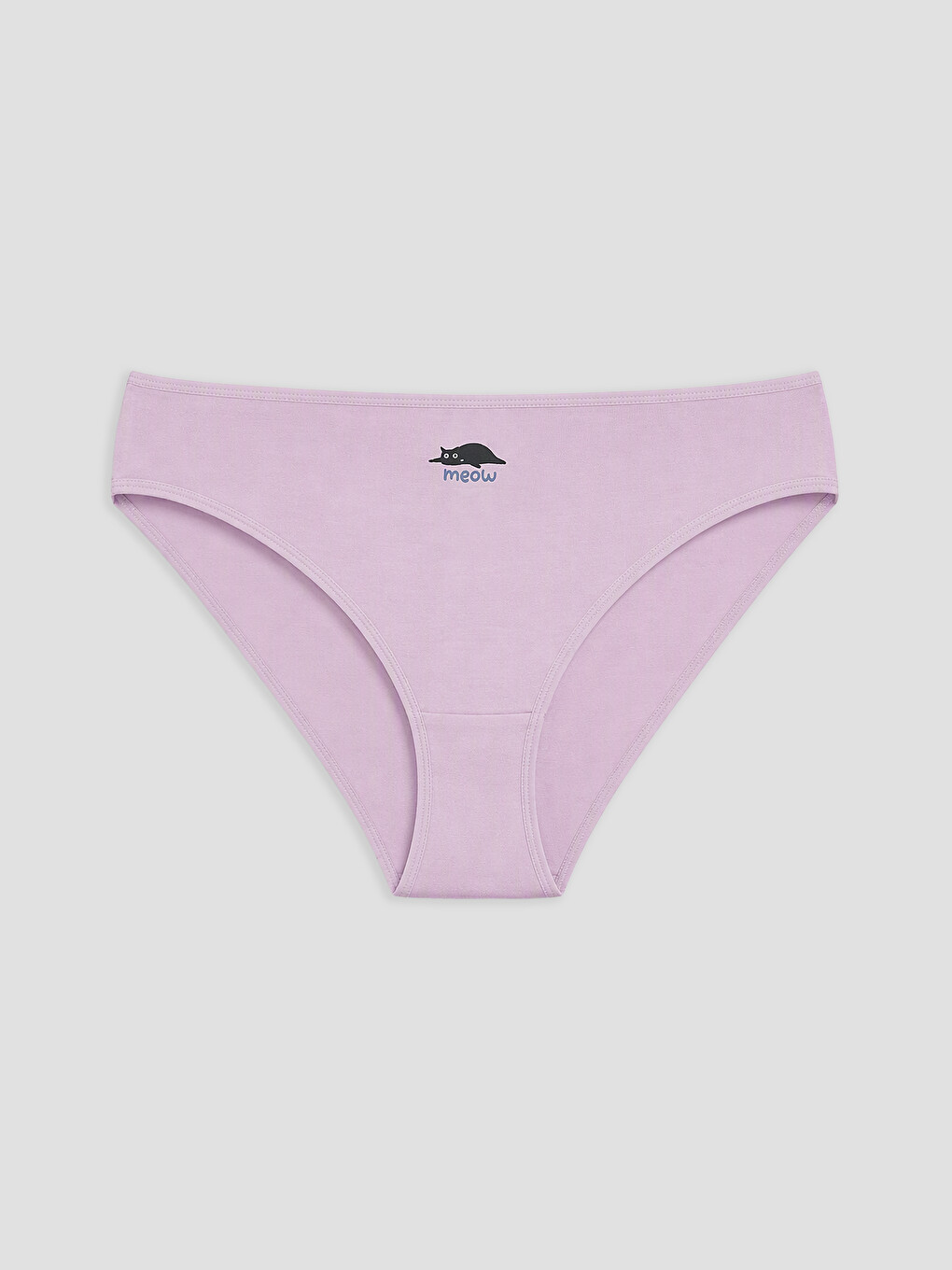 Mor Baskılı Bikini Külot