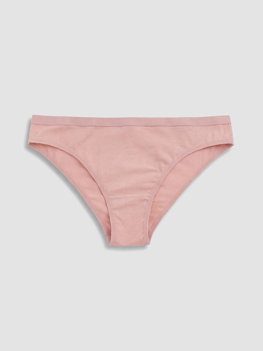 Pembe Düz Bikini Külot