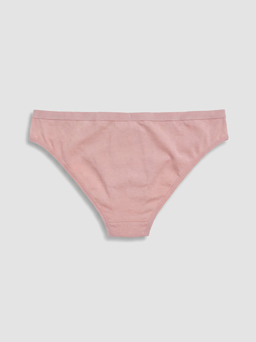 Pembe Düz Bikini Külot-1