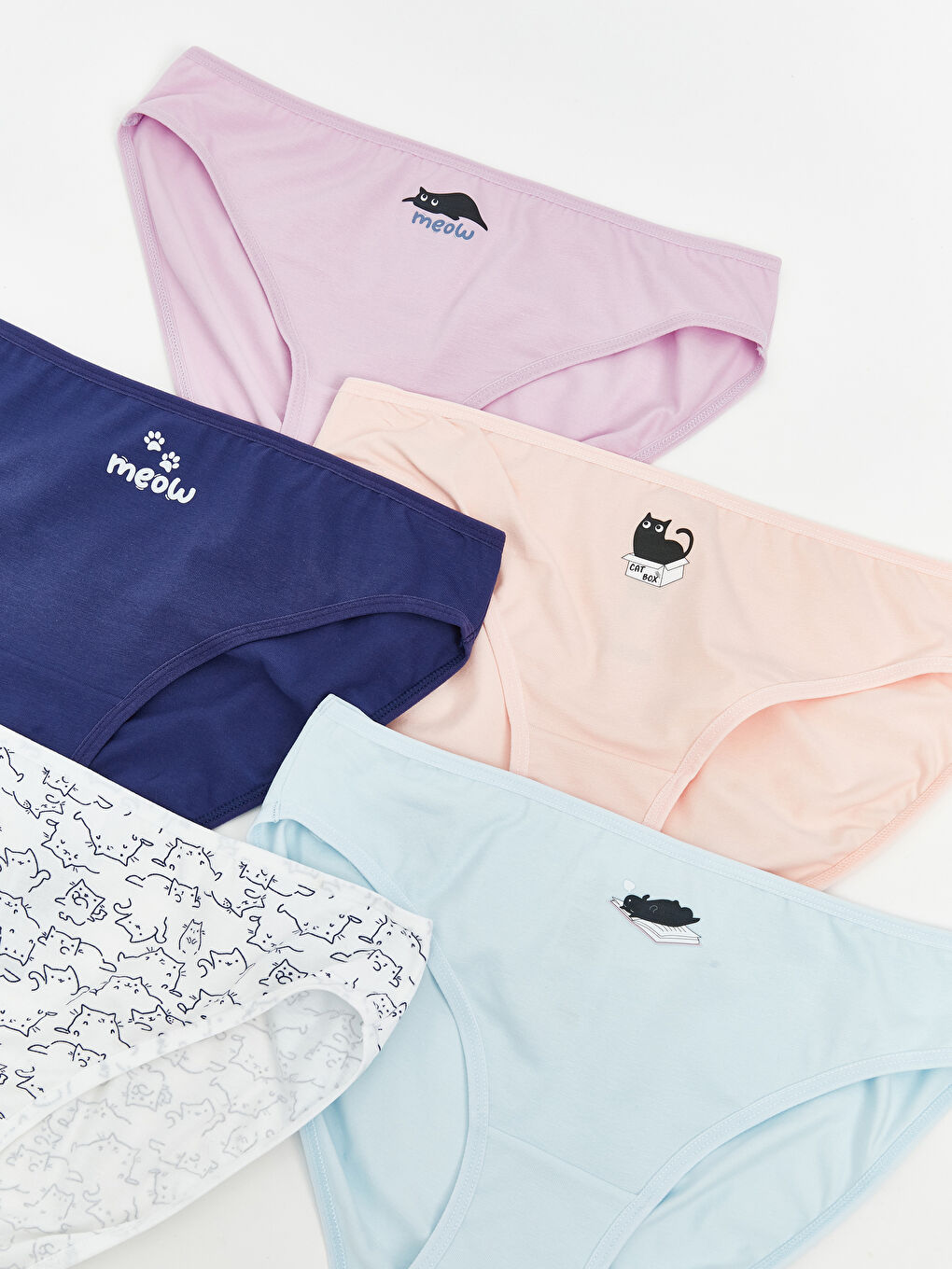 Štampane bikini gaćice 5 komada-2