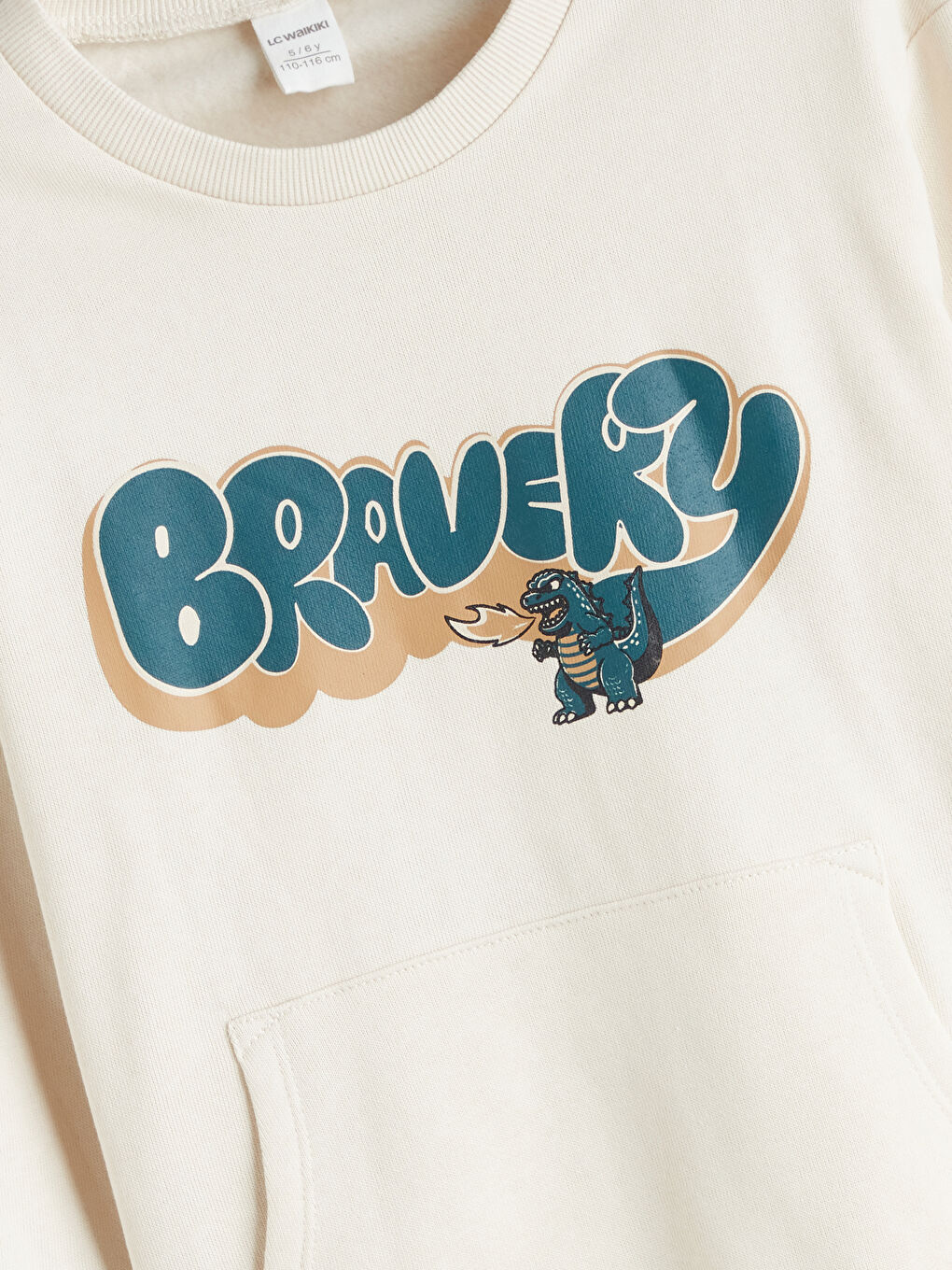 Crew Neck Printed Boys' Sweatshirt-4