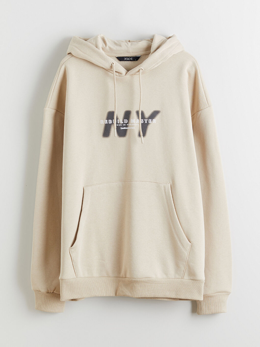 Long Sleeve Printed Men's Thick Hoodie-4