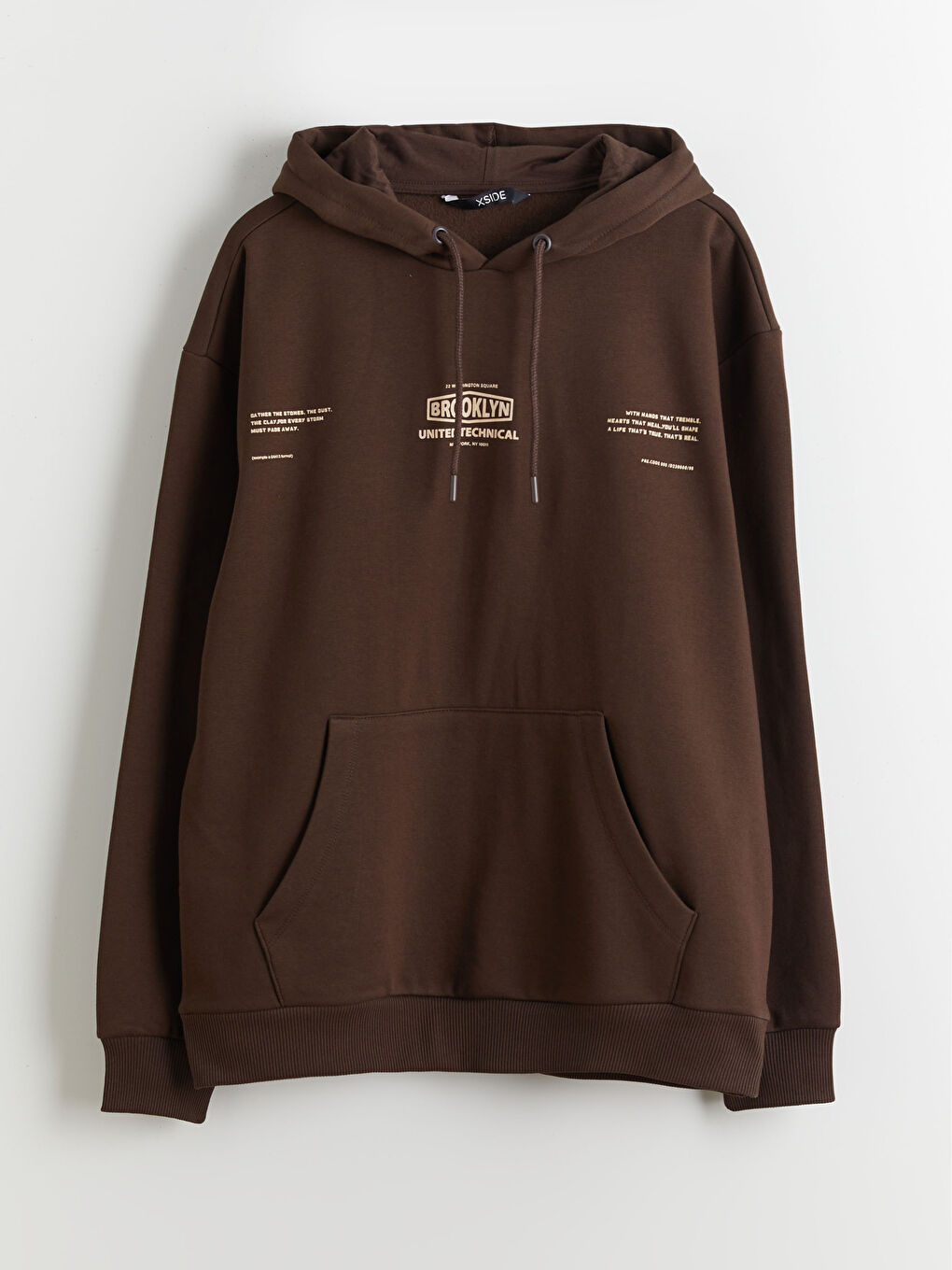 Long Sleeve Printed Thick Men's Hoodie-4