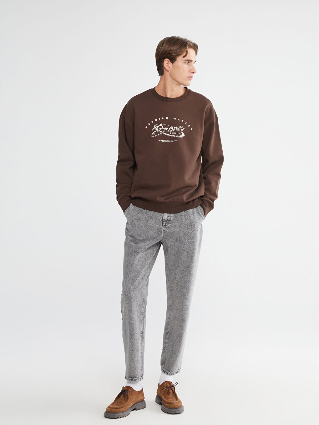 Man BROWN Sweatshirt-1