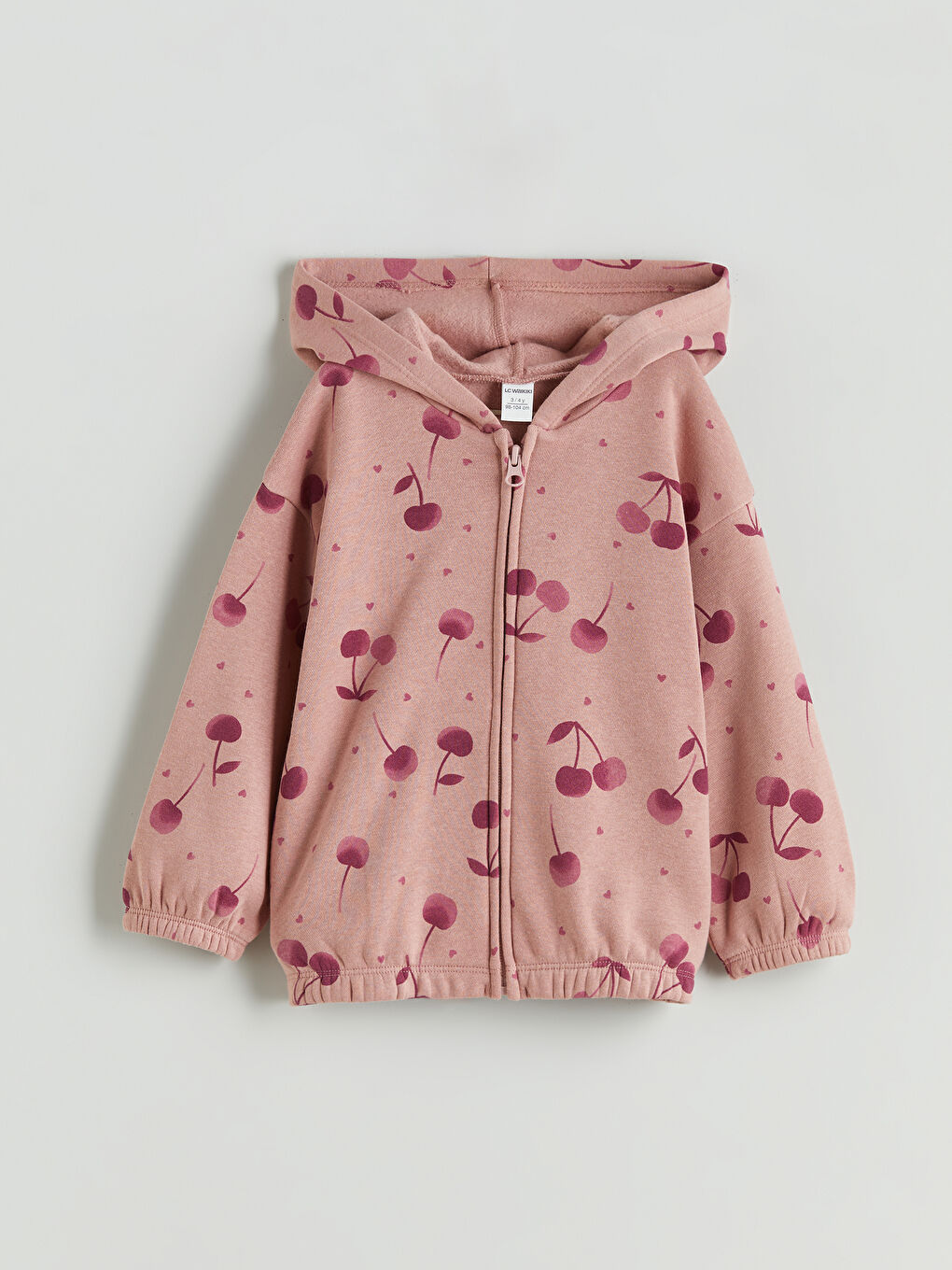LCW Kids Момиче Розово Суитшърт с цип -W5AB11Z1-LT7