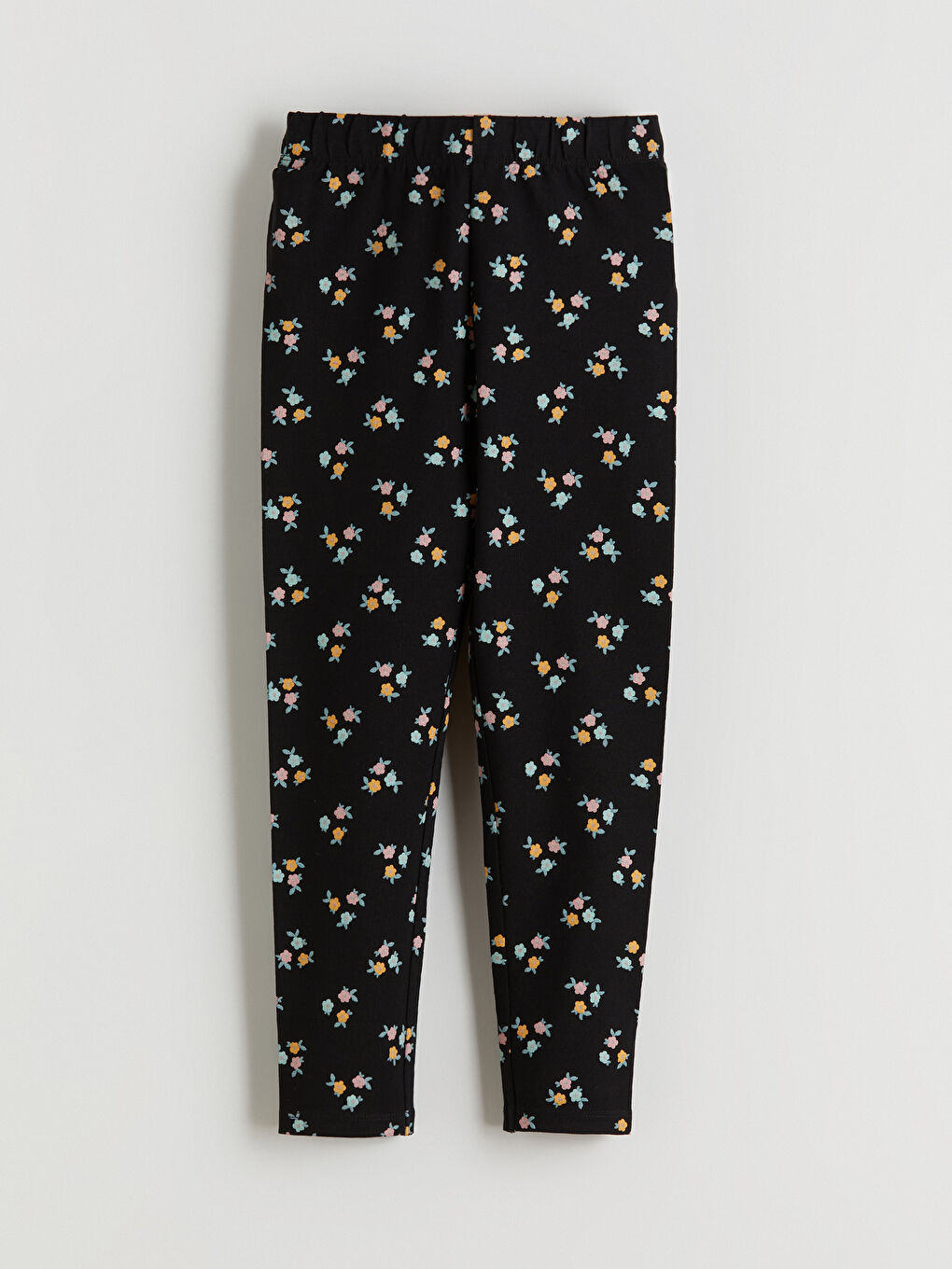 Elasticated Waist Floral Girls' Leggings