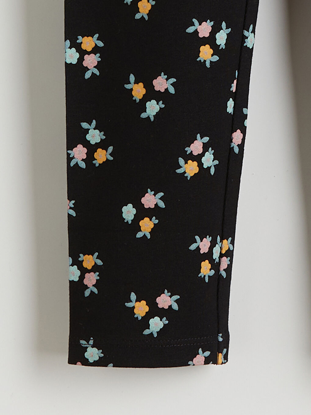 Elasticated Waist Floral Girls' Leggings-1